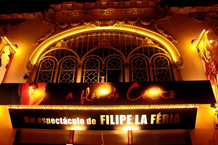 CHEGADA ANTE ESTREIA DA PEÇA DE TEATRO A FLOR DO CACTO