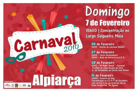 DESFILE DE CARNAVAL DE ALPIARÇA 2016